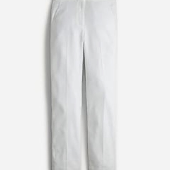 Women's J Crew ‘Kate’ Winter White Lined Stretch Linen-Blend Size 0 - Picture 5 of 16